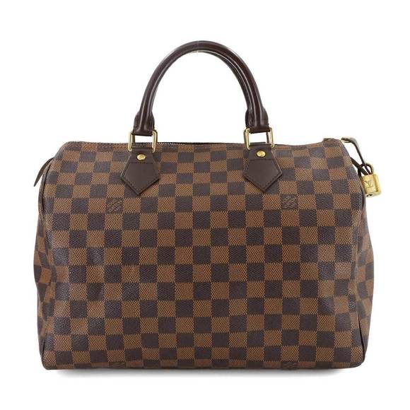 LOUIS VUITTON Brown Damier Speedy 30 Boston Bag - Picture 1 of 10
